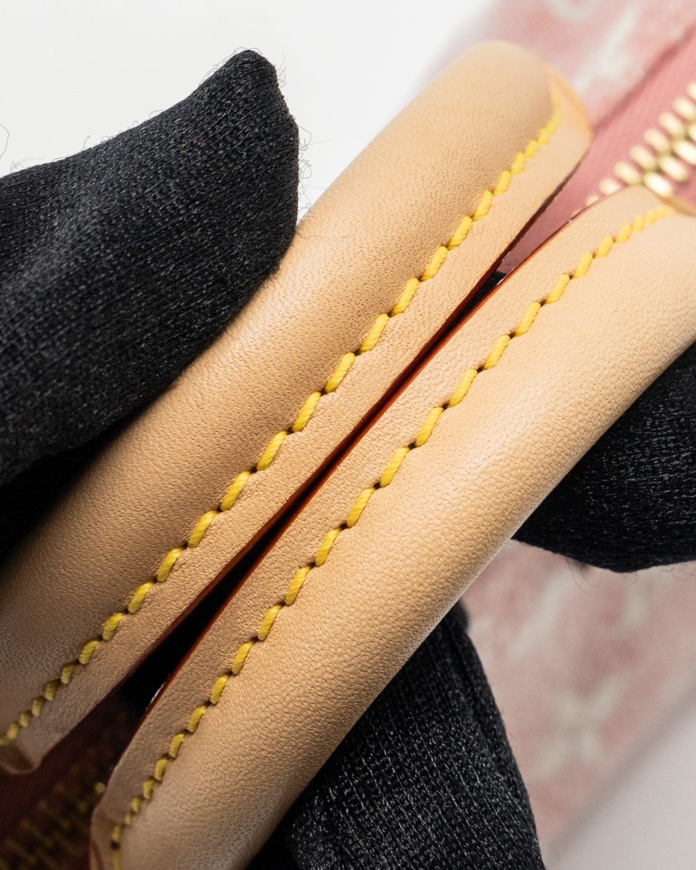AAA Replica Louis Vuitton LV NANO SPEEDY MONOGRAM DENIM PINK GHW (NEW VERSION)