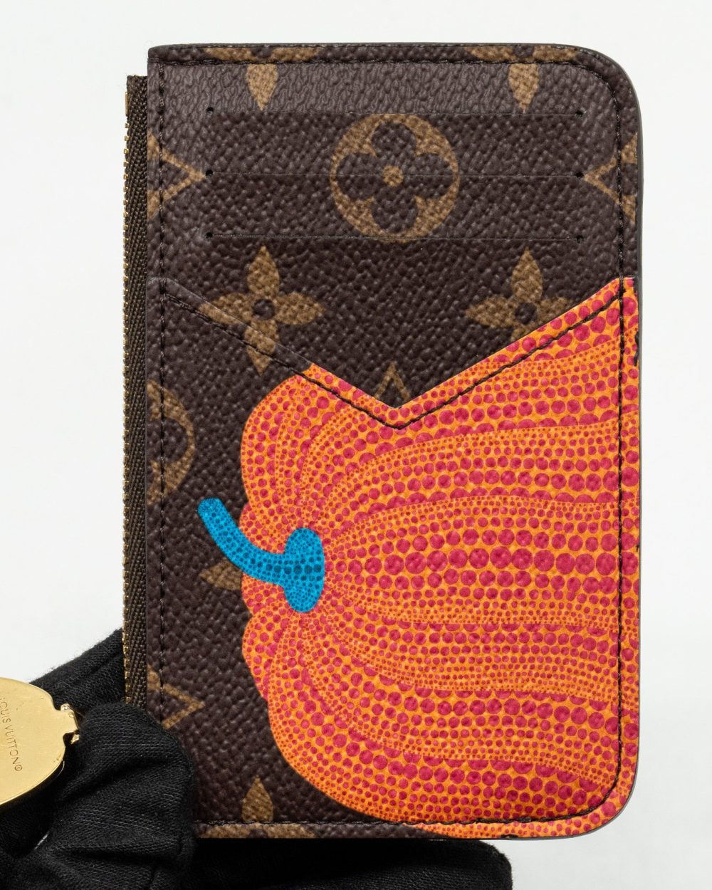 AAA Replica Louis Vuitton LV X YK ROMY CARD WALLET LIMITED MONOGRAM CANVAS GHW