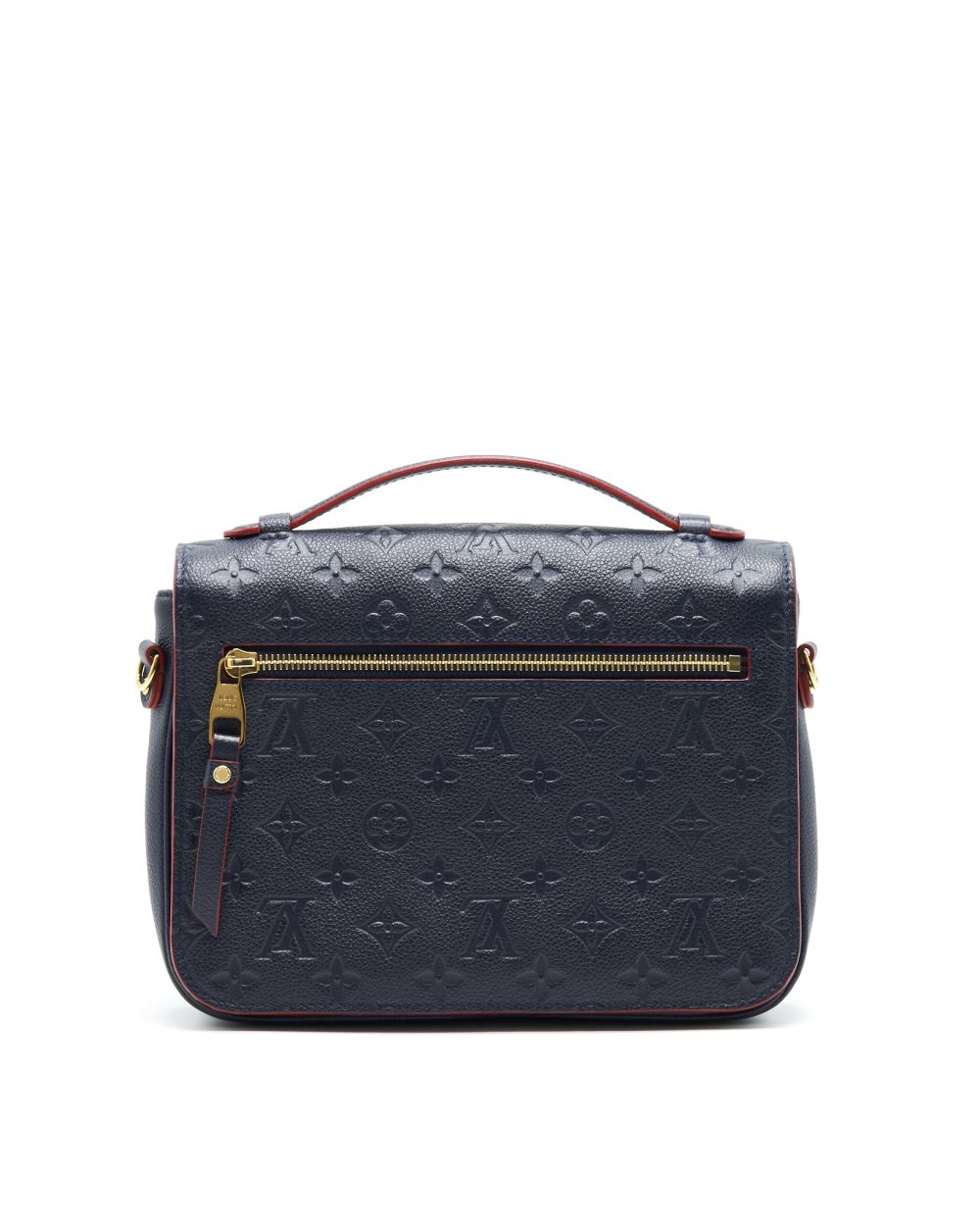 AAA Replica Louis Vuitton LV POCHETTE METIS MARINE ROUGE MONOGRAM EMPREINTE LEATHER