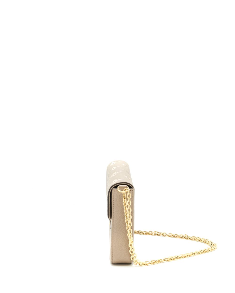AAA Replica Louis Vuitton LV FELICIE POCHETTE TOURTERELLE/CREME GHW