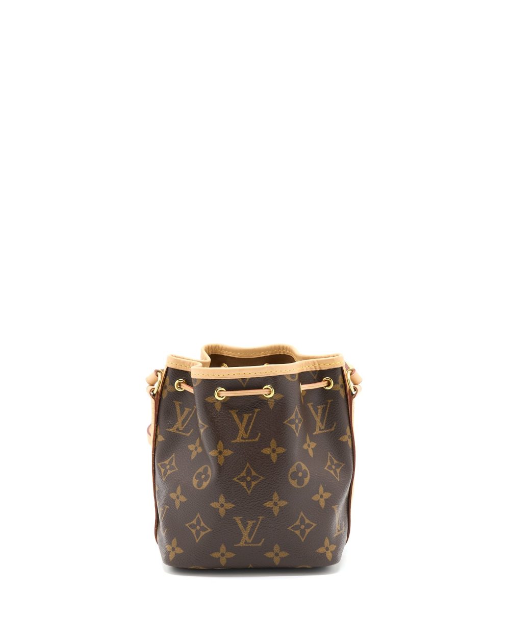 AAA Replica Louis Vuitton LV NANO NOE MONOGRAM CANVAS GHW