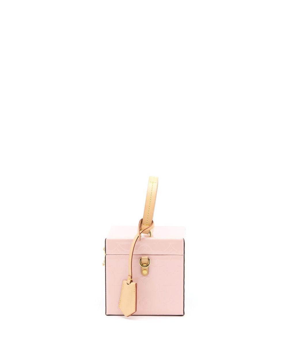AAA Replica Louis Vuitton LV BLEECKER BOX BAG VERNIS PINK GHW