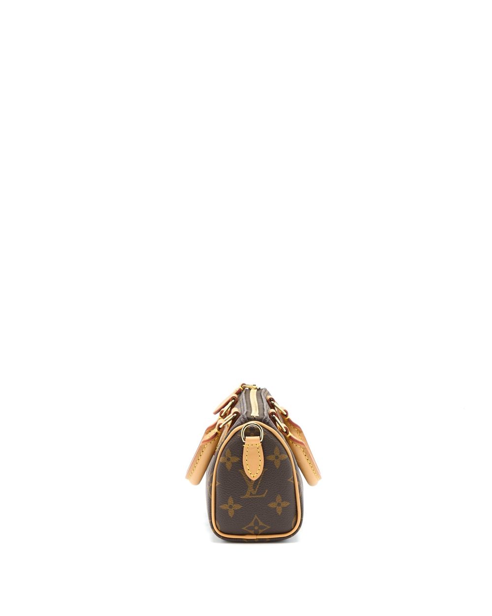 AAA Replica Louis Vuitton LV NANO SPEEDY MONOGRAM CANVAS GHW (NEW VERSION)
