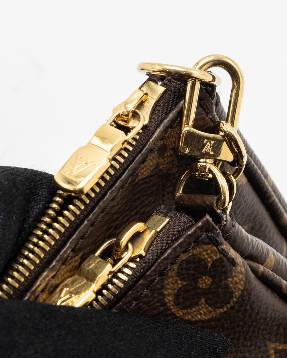 AAA Replica Louis Vuitton LV MULTI POCHETTE MONOGRAM CANVAS KHAKI STRAP GHW