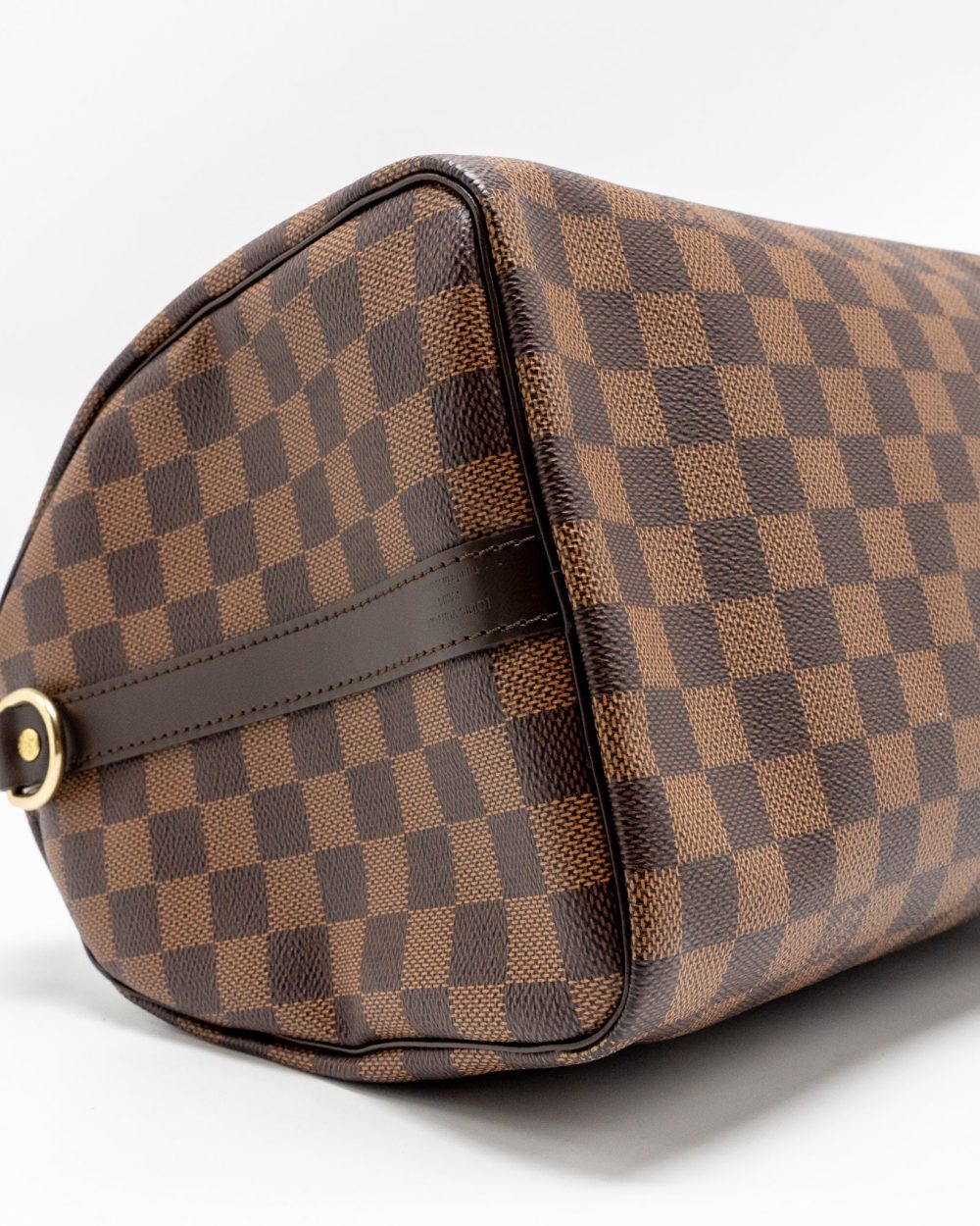 AAA Replica Louis Vuitton LV SPEEDY BANDOULIERE 30 DAMIER EBENE CANVAS GHW