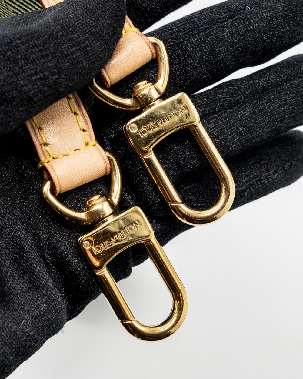 AAA Replica Louis Vuitton LV MULTI POCHETTE MONOGRAM CANVAS KHAKI STRAP GHW
