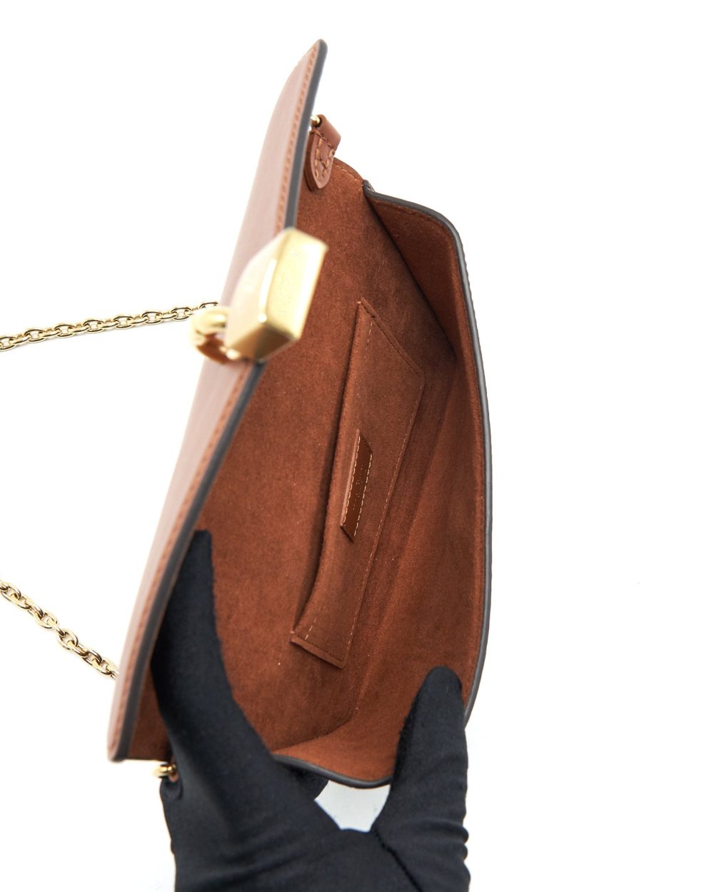 AAA Replica Louis Vuitton LV PADLOCK ON STRAP MONOGRAM CARAMEL GHW