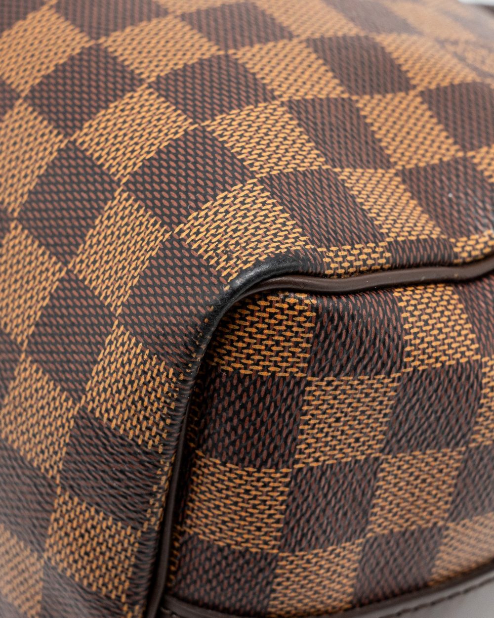 AAA Replica Louis Vuitton LV SPEEDY BANDOULIERE 25 DAMIER EBENE GHW