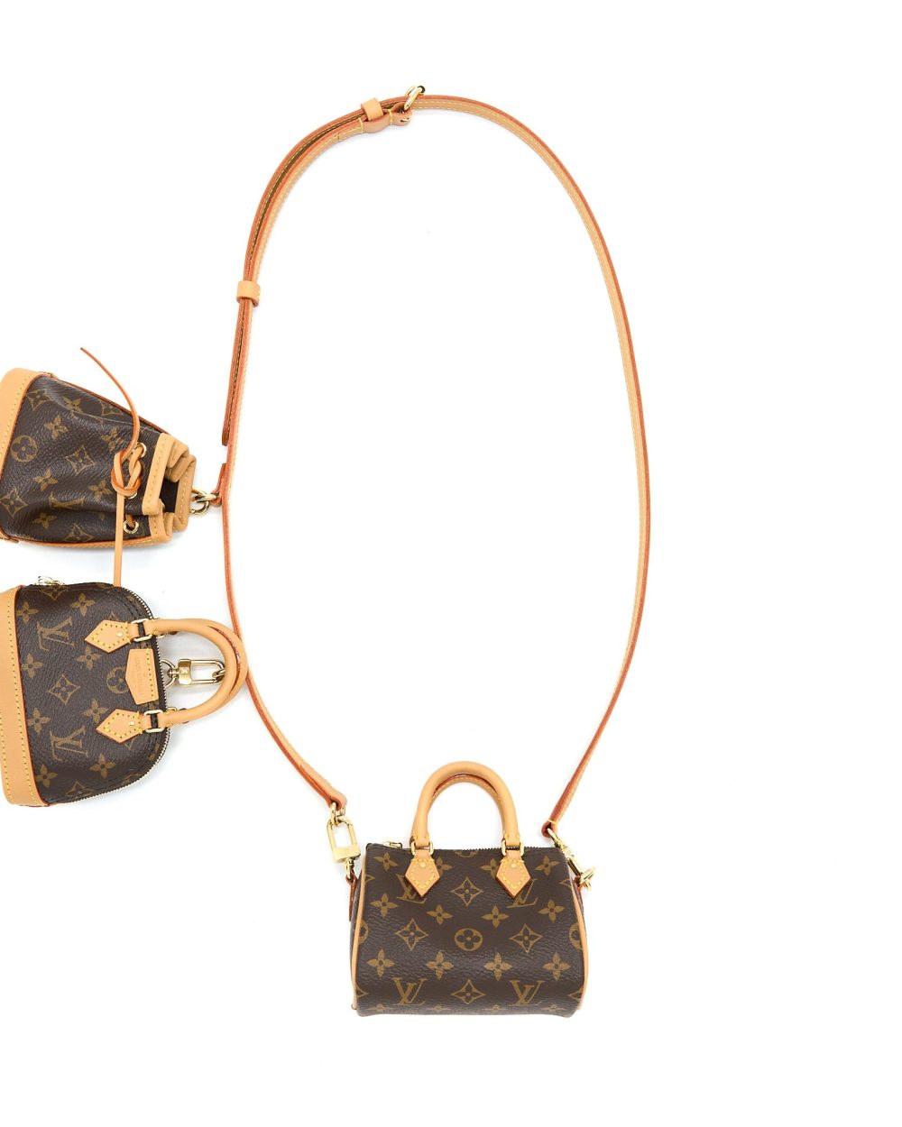 AAA Replica Louis Vuitton LV TRIO MINI ICONES MONOGRAM CANVAS GHW