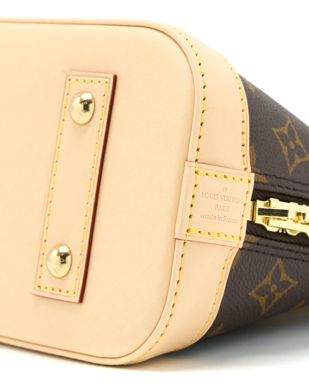 AAA Replica Louis Vuitton LV ALMA BB MONOGRAM CANVAS GHW (NEW VERSION)