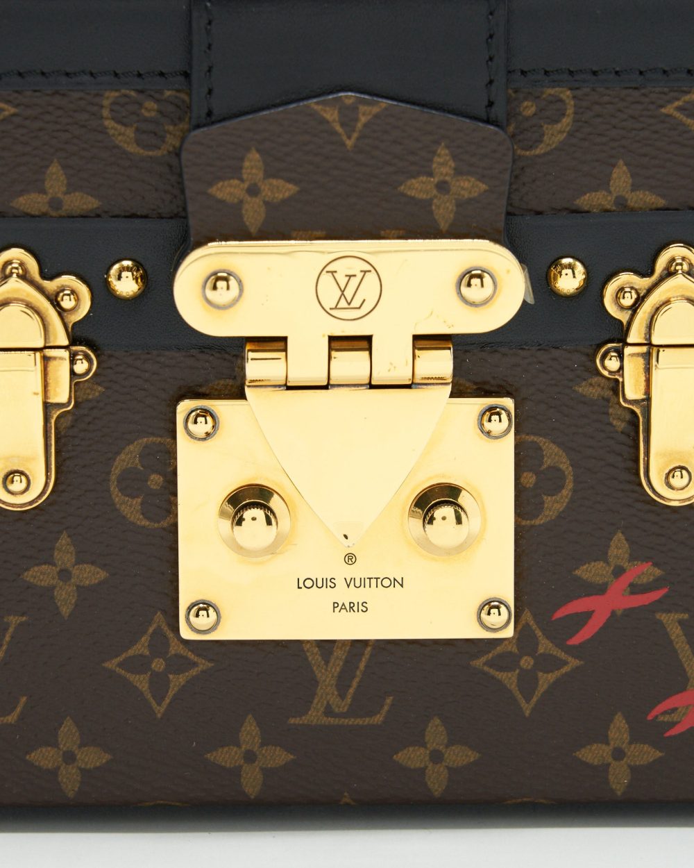 AAA Replica Louis Vuitton LV PETIT MALLE MONOGRAM CANVAS/ BLACK YEAR2016