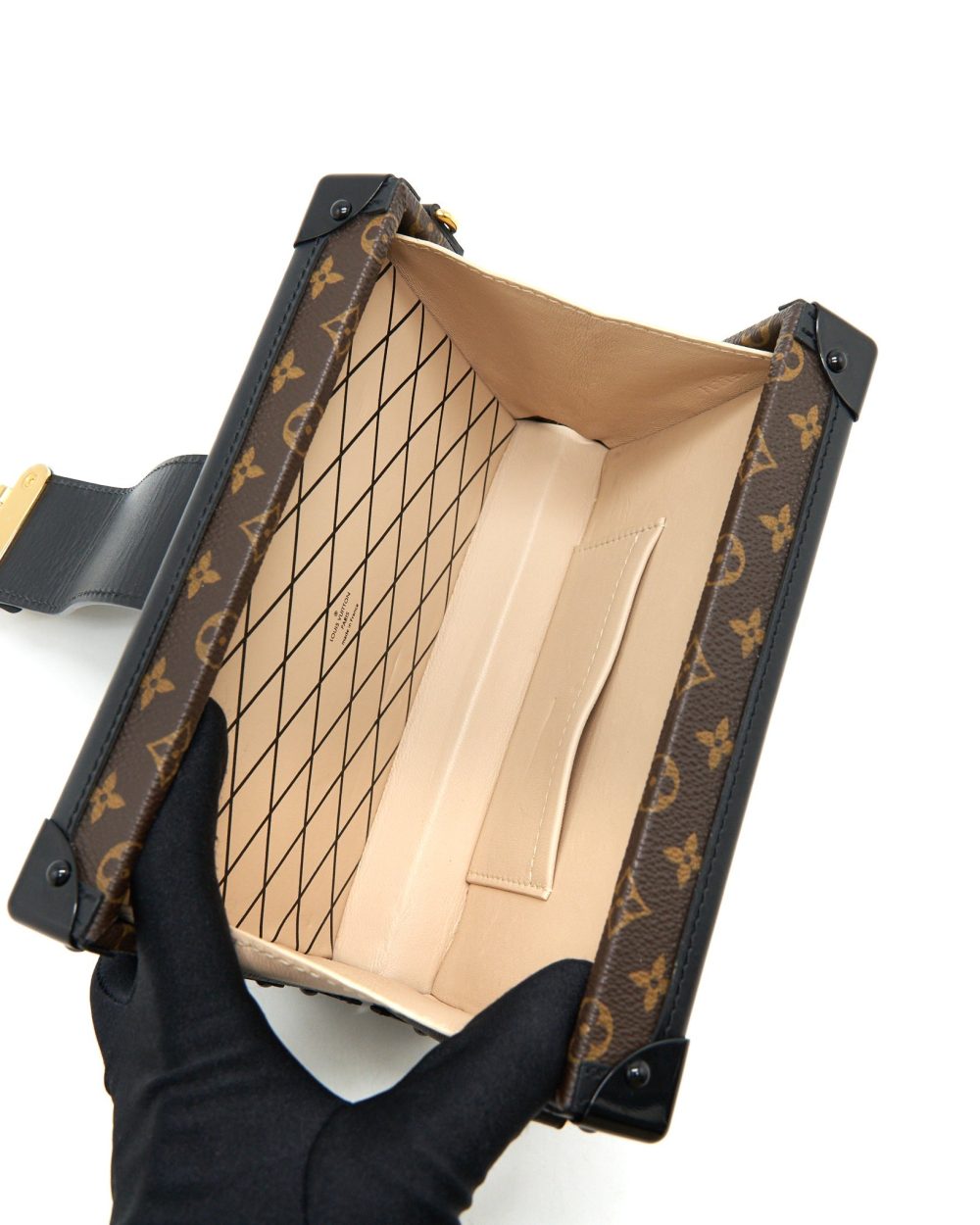 AAA Replica Louis Vuitton LV PETIT MALLE MONOGRAM CANVAS/ BLACK YEAR2016