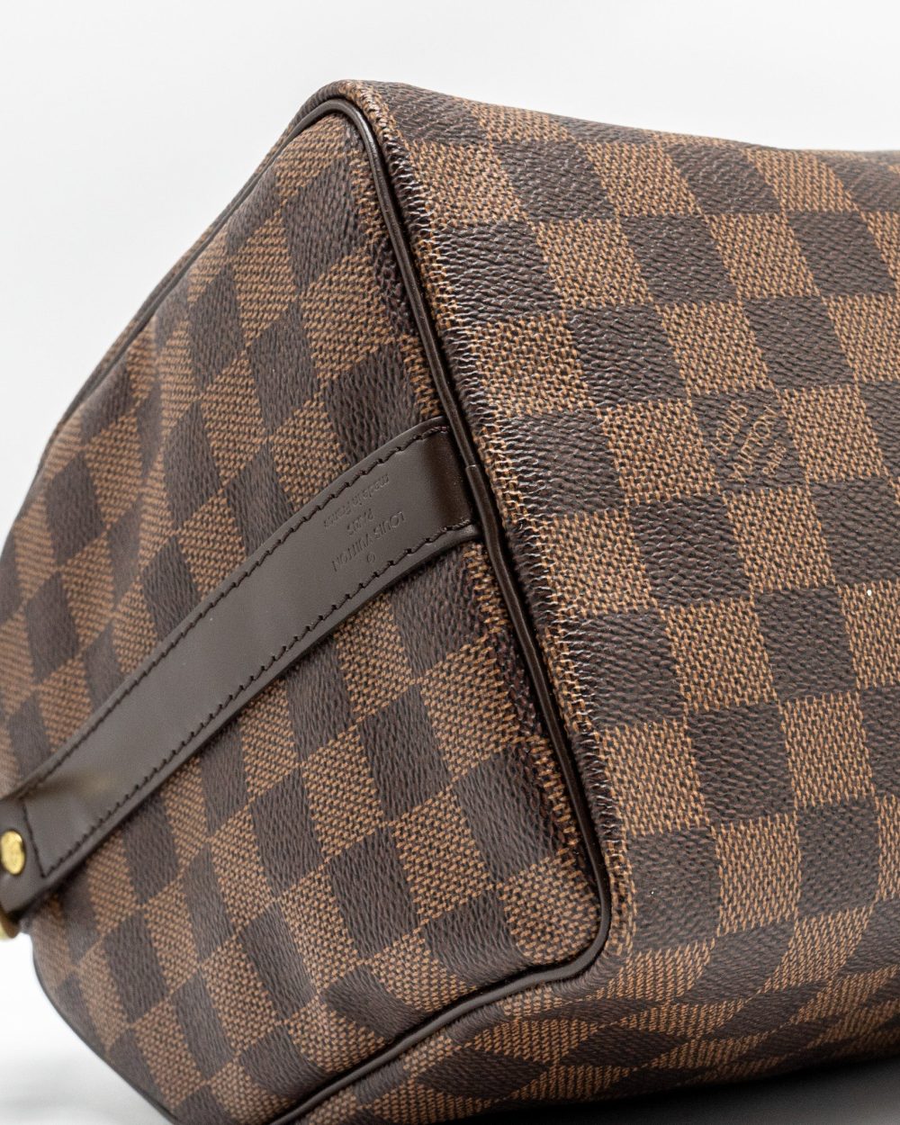 AAA Replica Louis Vuitton LV SPEEDY BANDOULIERE 25 DAMIER EBENE GHW