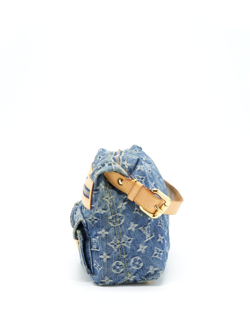AAA Replica Louis Vuitton LV VINTAGE DENIM CROSSBODY BAG WITH AN EXTRA STRAP GHW