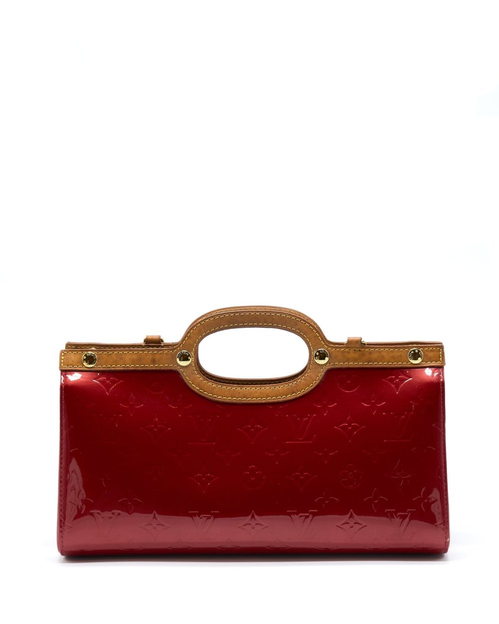 AAA Replica Louis Vuitton LV ROXBURY DRIVE MONOGRAM VERNIS RED GHW