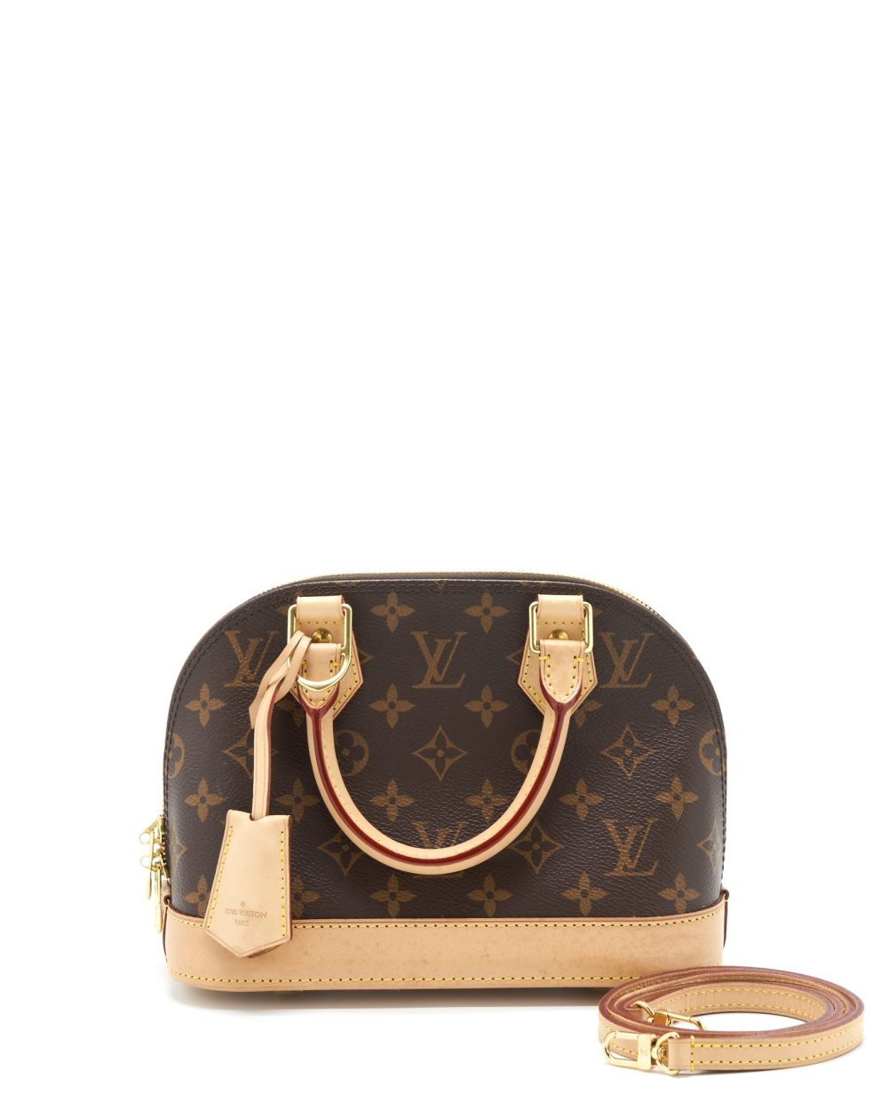 AAA Replica Louis Vuitton LV ALMA BB MONOGRAM CANVAS GHW