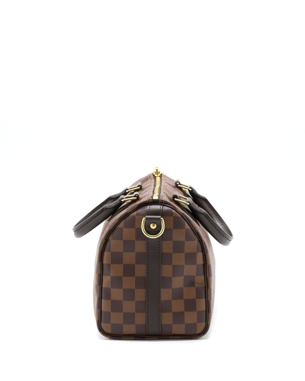 AAA Replica Louis Vuitton LV SPEEDY 25 DAMIER EBENE GHW
