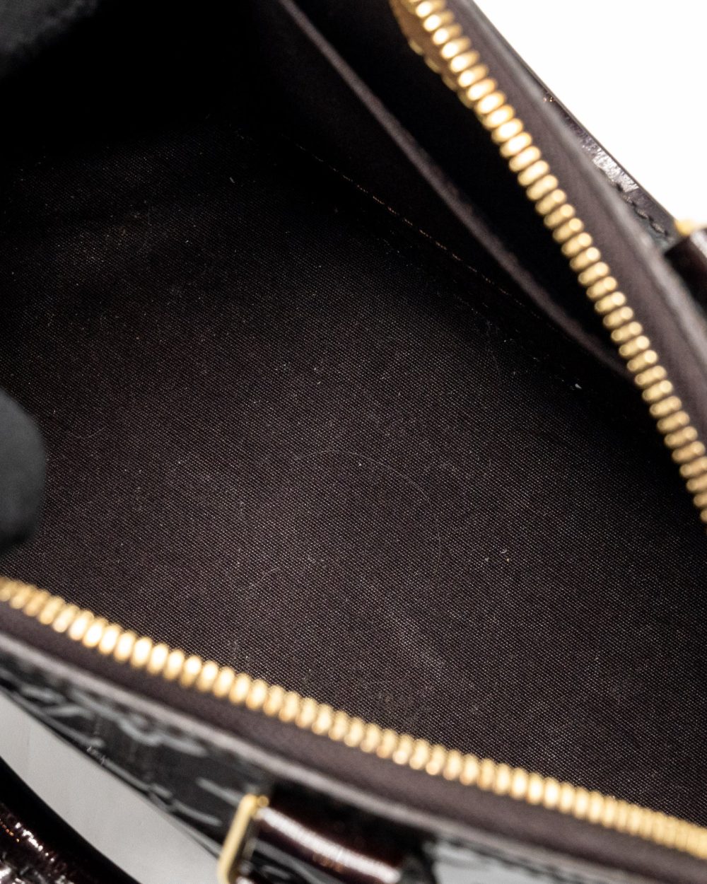 AAA Replica Louis Vuitton LV ALMA BB PATENT AMATANTE GHW