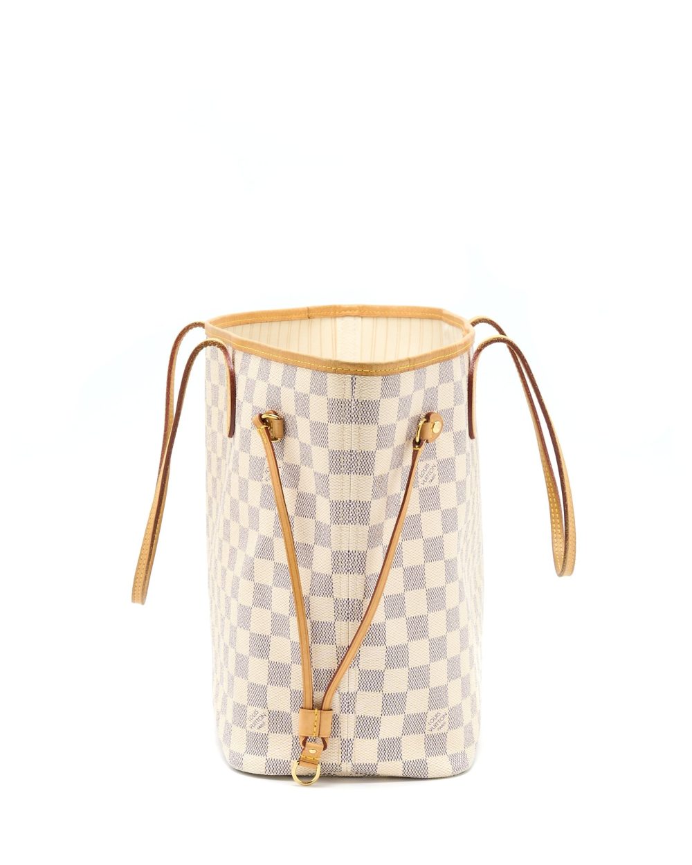 AAA Replica Louis Vuitton LV NEVERFULL MM DAMIER AZUR GHW