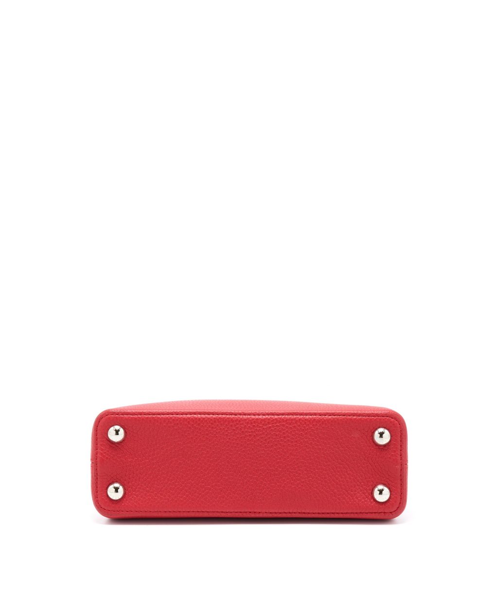AAA Replica Louis Vuitton LV CAPUCINES BB TAURILLON RED GHW