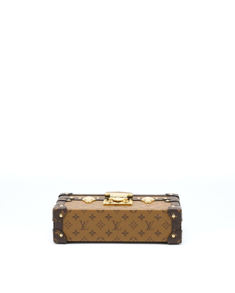AAA Replica Louis Vuitton LV PETITE MALLE MONOGRAM REVERSE CANVAS GHW