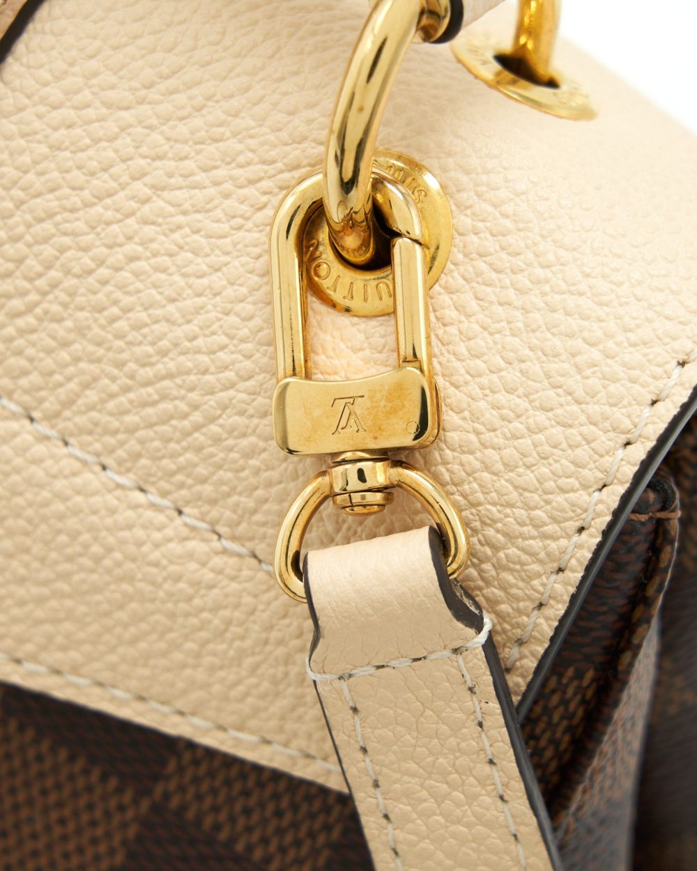 AAA Replica Louis Vuitton LV CLAPTON BACKPACK DAMIER EBENE LEATHER BROWN