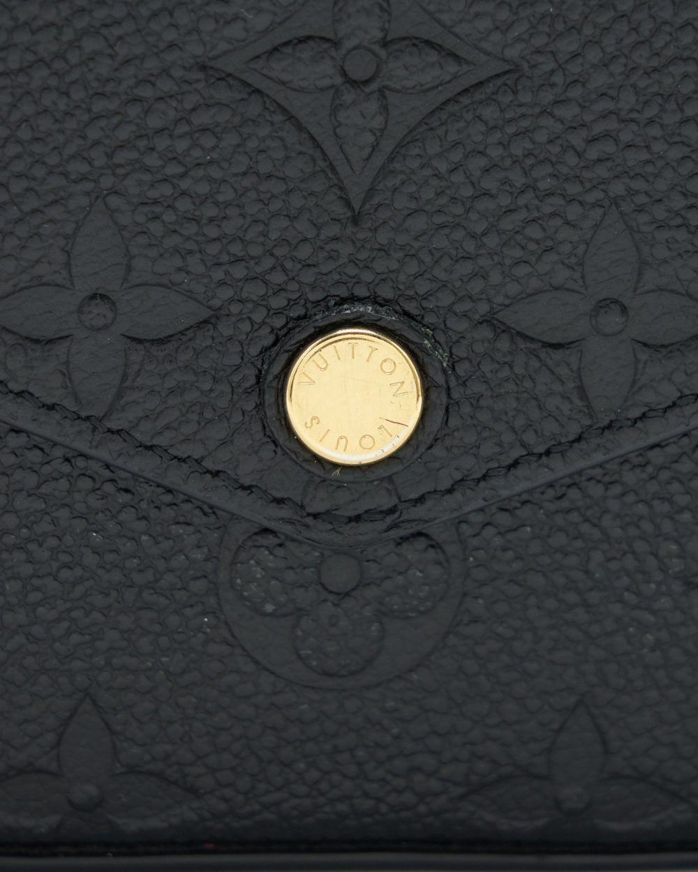 AAA Replica Louis Vuitton LV FELICIE POCHETTE MONOGRAM EMPREINTE LEATHER BLACK