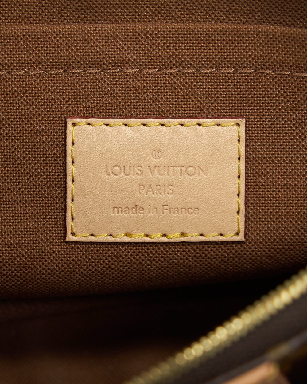 AAA Replica Louis Vuitton LV MULTI POCHETTE KAHKI STRAP MONOGRAM GHW