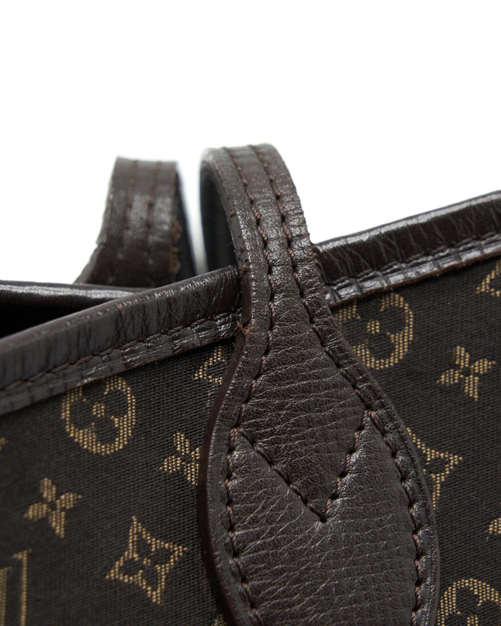 AAA Replica Louis Vuitton LV NEVERFULL MM MONOGRAM FABRIC DARK BROWN GHW