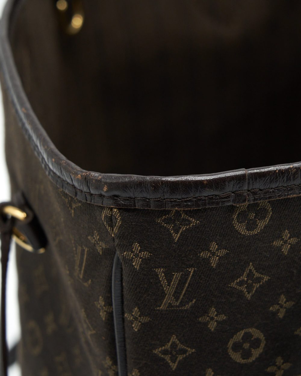 AAA Replica Louis Vuitton LV NEVERFULL MM MONOGRAM FABRIC DARK BROWN GHW