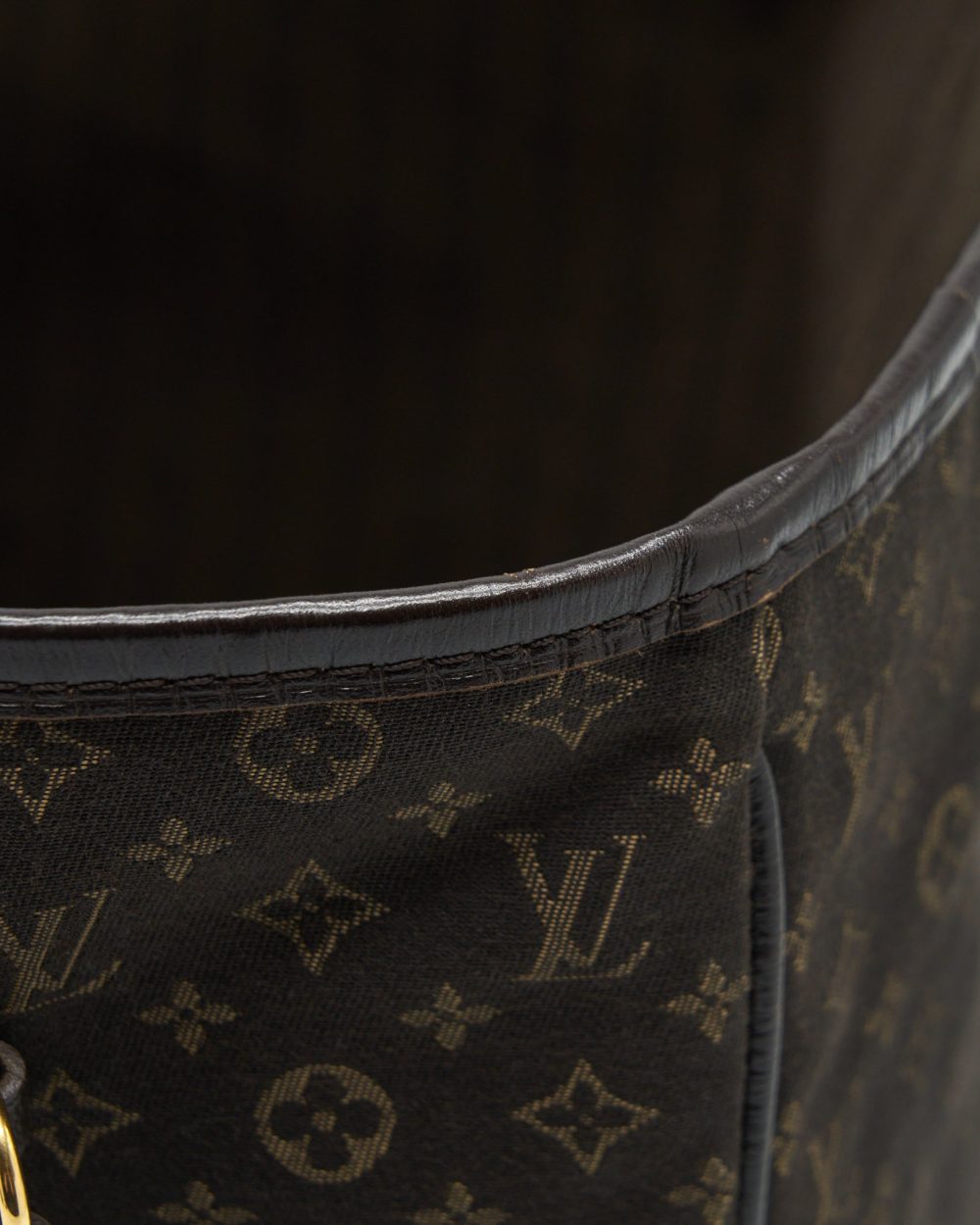 AAA Replica Louis Vuitton LV NEVERFULL MM MONOGRAM FABRIC DARK BROWN GHW