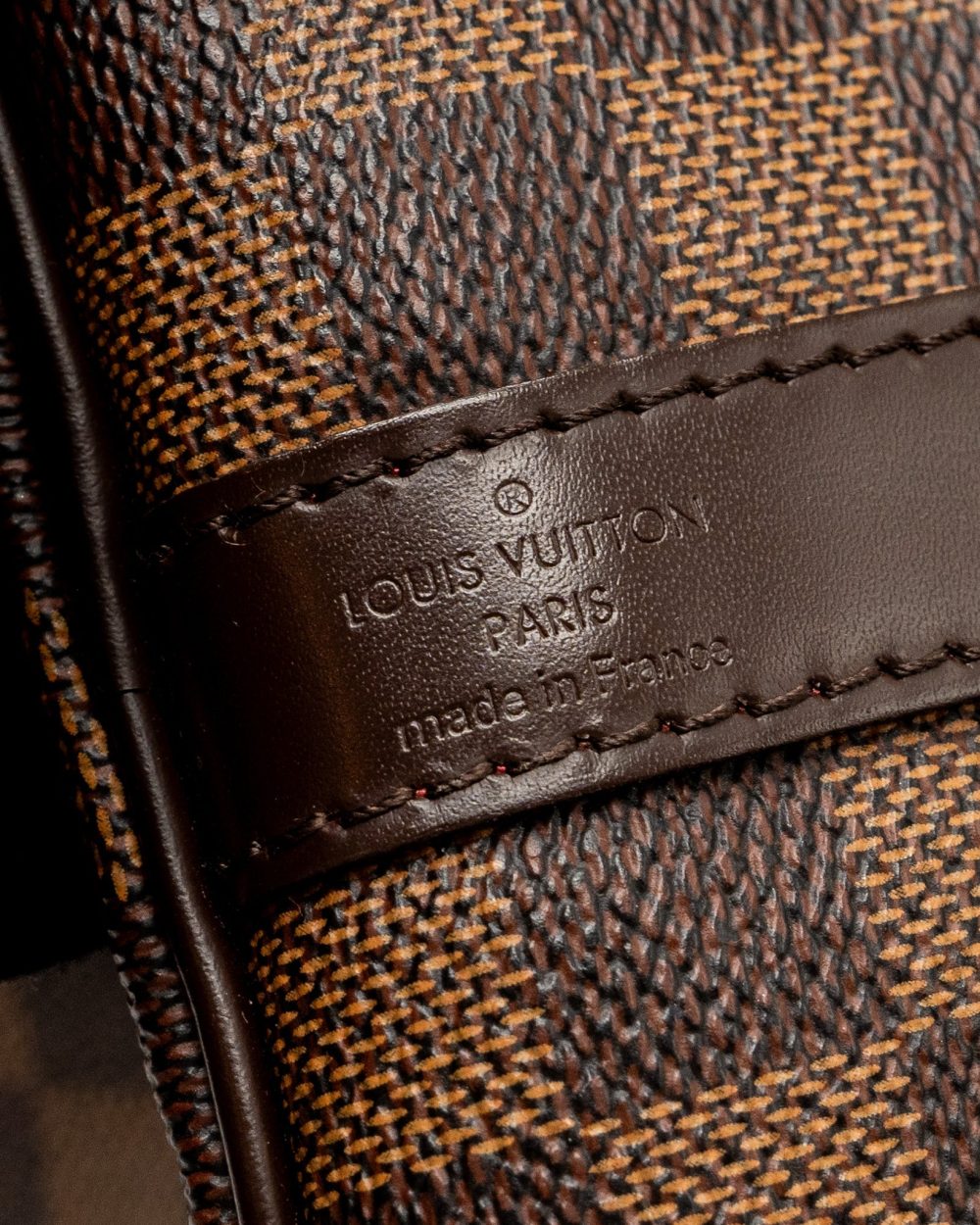 AAA Replica Louis Vuitton LV SPEEDY 30 BANDOULIERE DAMIER EBENE CANVAS GHW