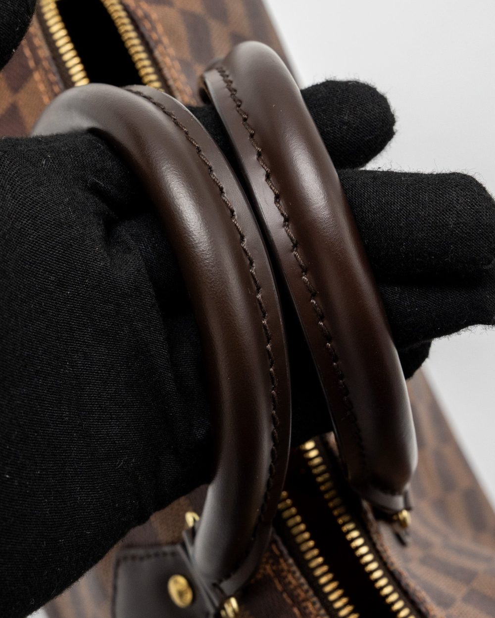 AAA Replica Louis Vuitton LV SPEEDY BANDOULIERE 25 DAMIER EBENE GHW