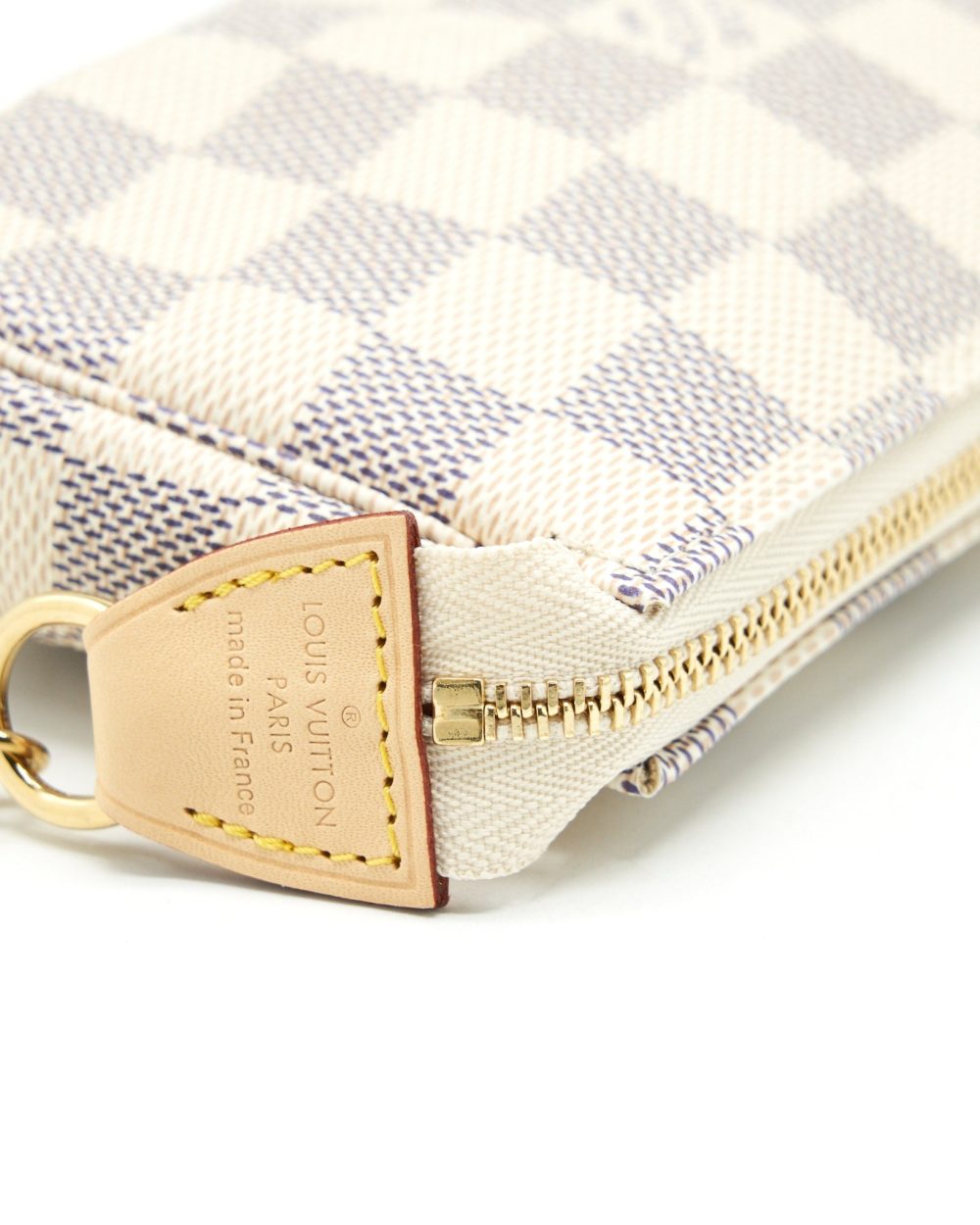 AAA Replica Louis Vuitton LV MINI POCHETTE ACCESSORIES DAMIER AZUR CANVAS