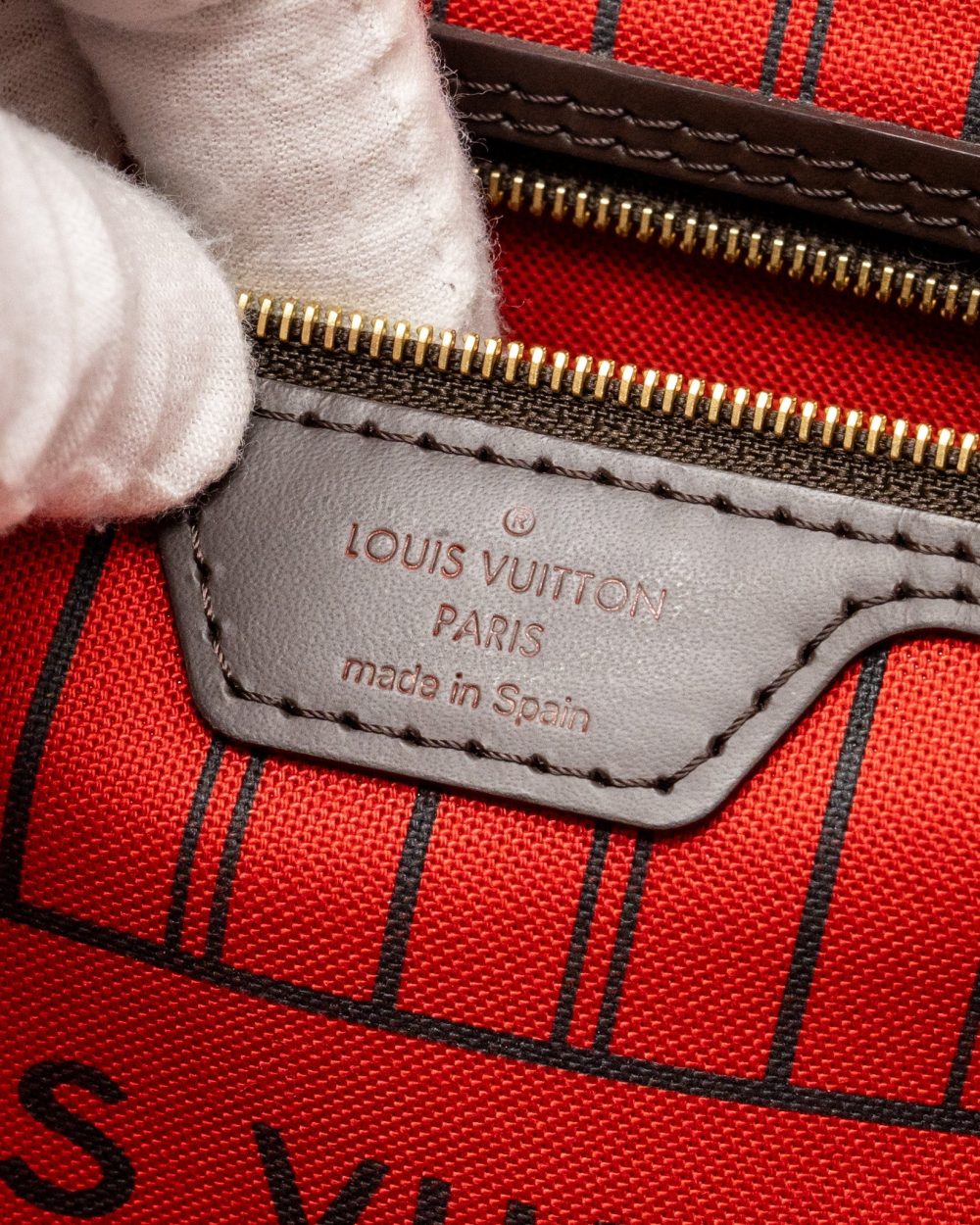 AAA Replica Louis Vuitton LV NEVERFULL MM DAMIER EBENE CANVAS GHW