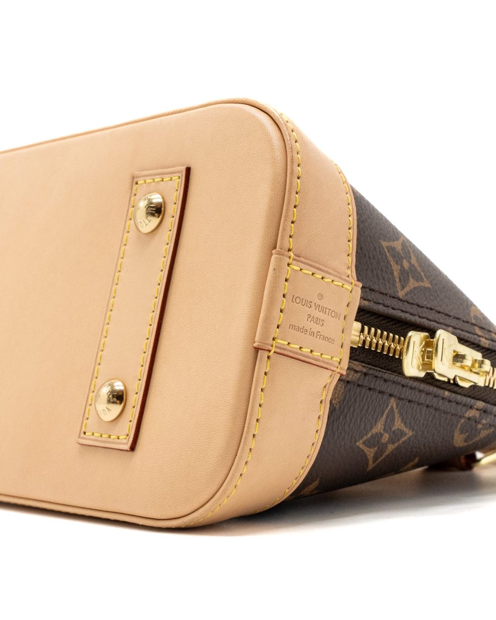 AAA Replica Louis Vuitton LV ALMA BB MONOGRAM CANVAS GHW