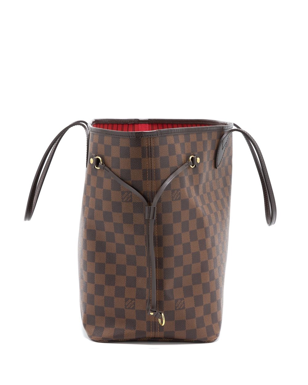 AAA Replica Louis Vuitton LV NEVERFULL GM DAMIER EBENE GHW