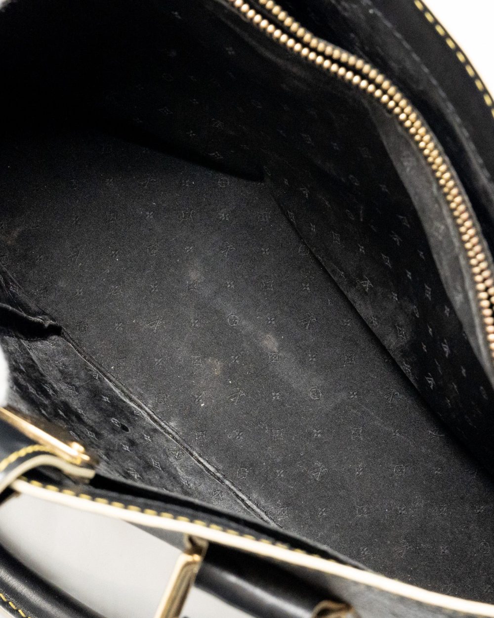 AAA Replica Louis Vuitton LV VINTAGE SHOULDER BAG BLACK GHW