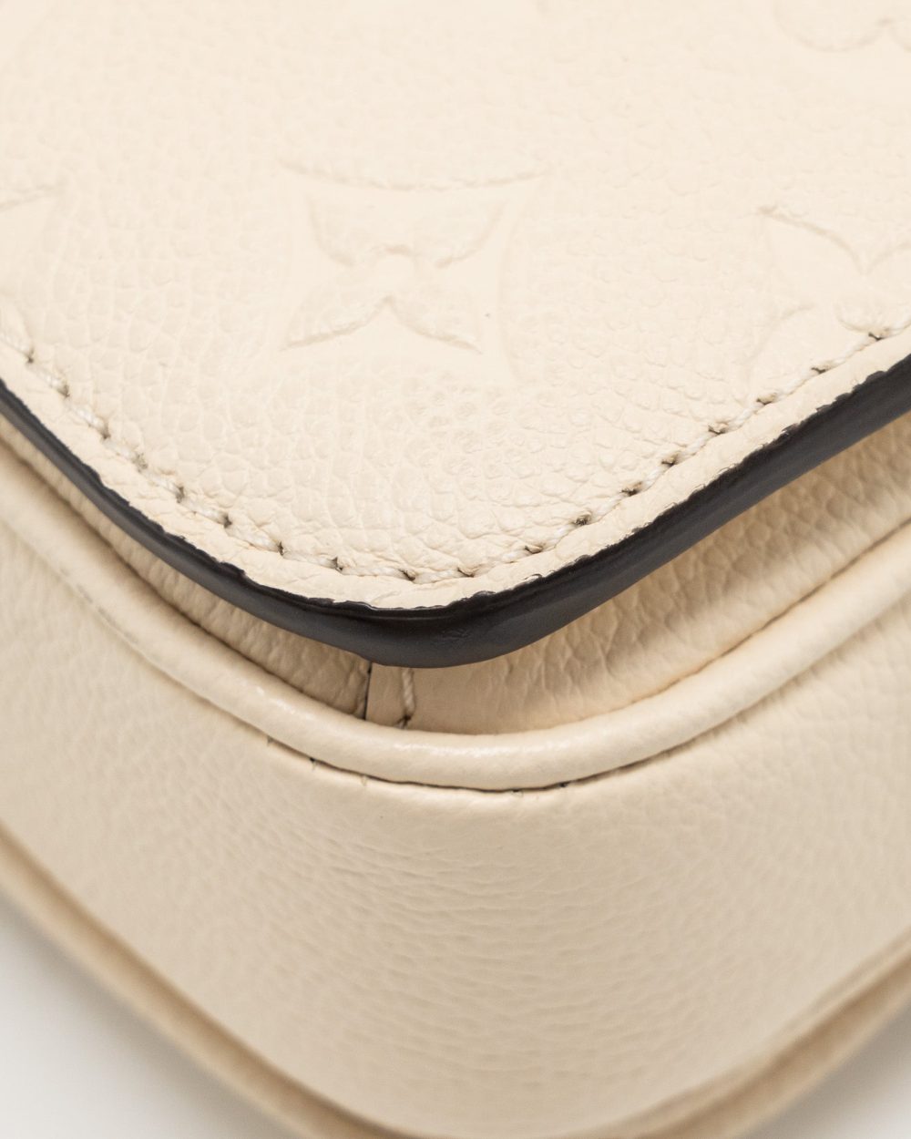 AAA Replica Louis Vuitton LV POCHETTE MÉTIS EAST WEST MONOGRAM EMPREINTE LEATHER CREAM GHW