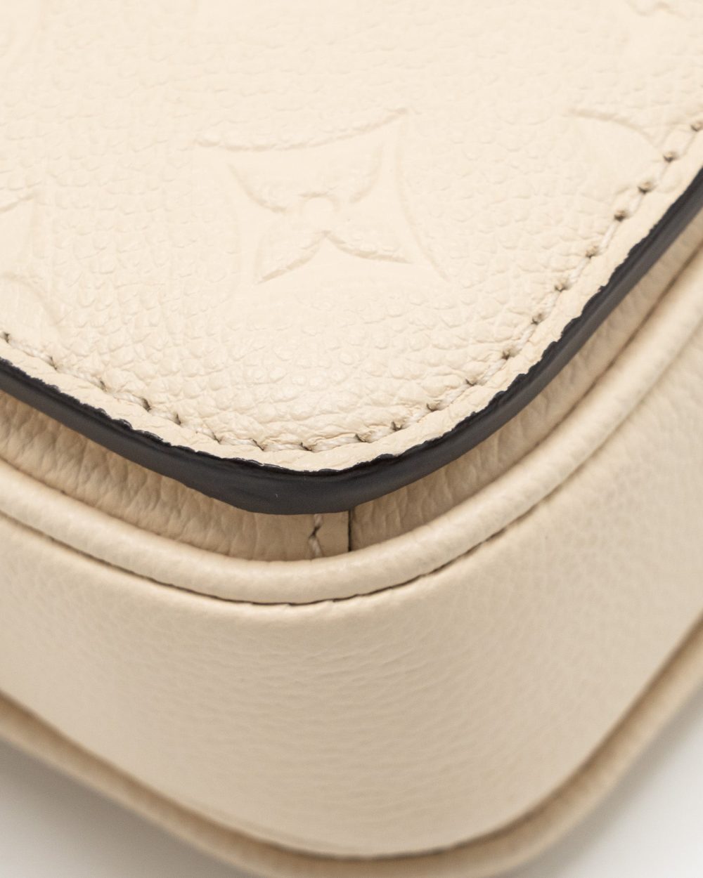 AAA Replica Louis Vuitton LV POCHETTE MÉTIS EAST WEST MONOGRAM EMPREINTE LEATHER CREAM GHW