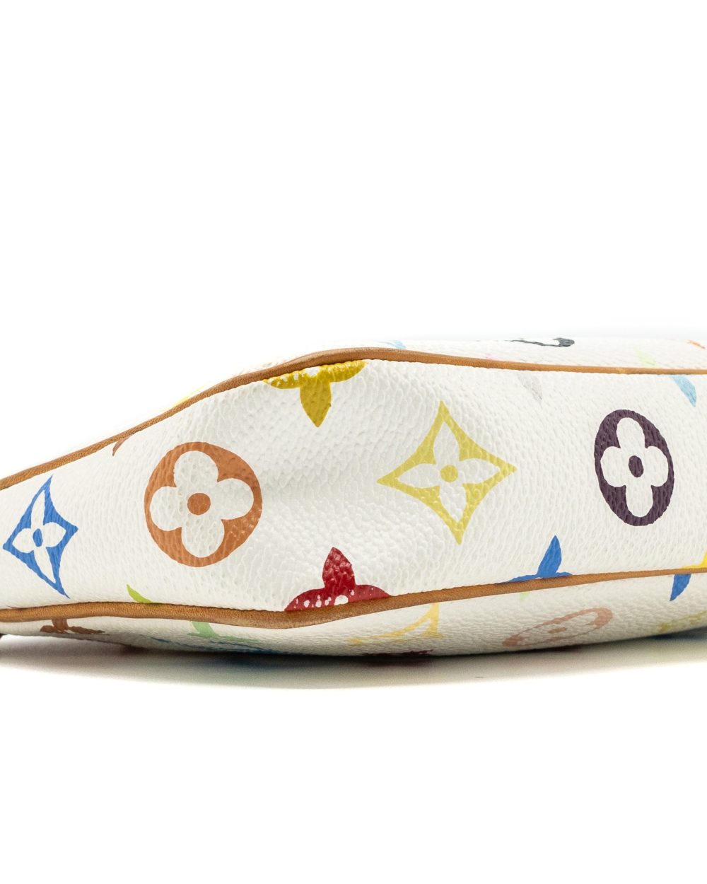 AAA Replica Louis Vuitton LV VINTAGE POCHETTE ACCESSORIES MULTICOLOUR MONOGRAM CANVAS WHITE GHW
