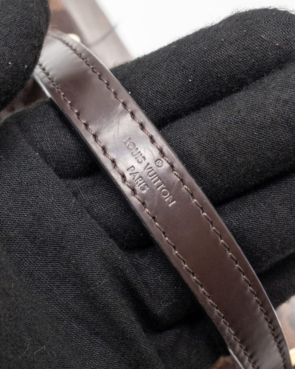AAA Replica Louis Vuitton LV CLUNY BB DAMIER EBENE/PINK GHW