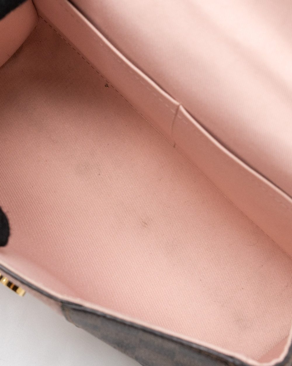 AAA Replica Louis Vuitton LV CLUNY BB DAMIER EBENE/PINK GHW
