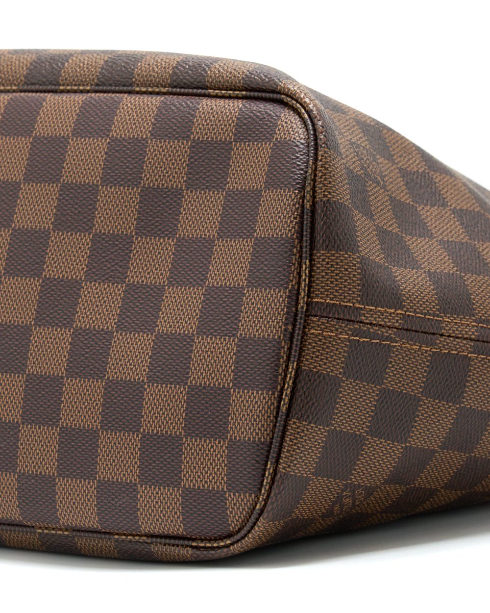 AAA Replica Louis Vuitton LV NEVERFULL MM DAMIER EBENE CHERRY GHW