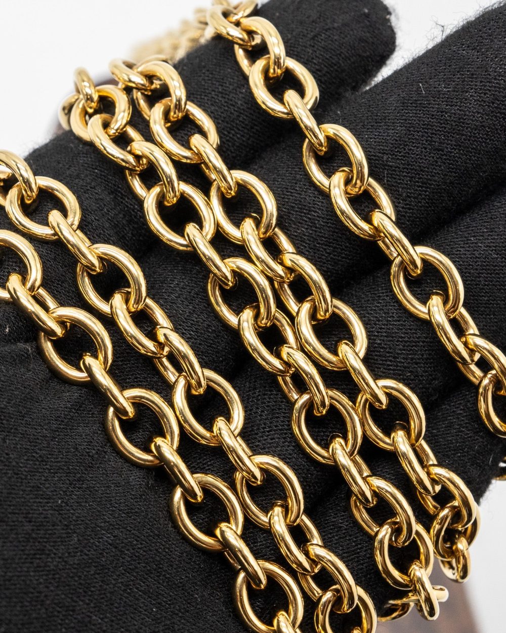 AAA Replica Louis Vuitton LV VAVIN CHAIN WALLET DAMIER EBENE/BLACK GHW (NEW VERSION)