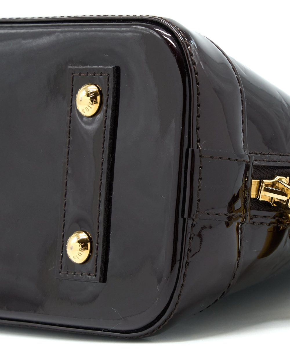 AAA Replica Louis Vuitton LV ALMA BB MONOGRAM PATENT AMATANTE GHW