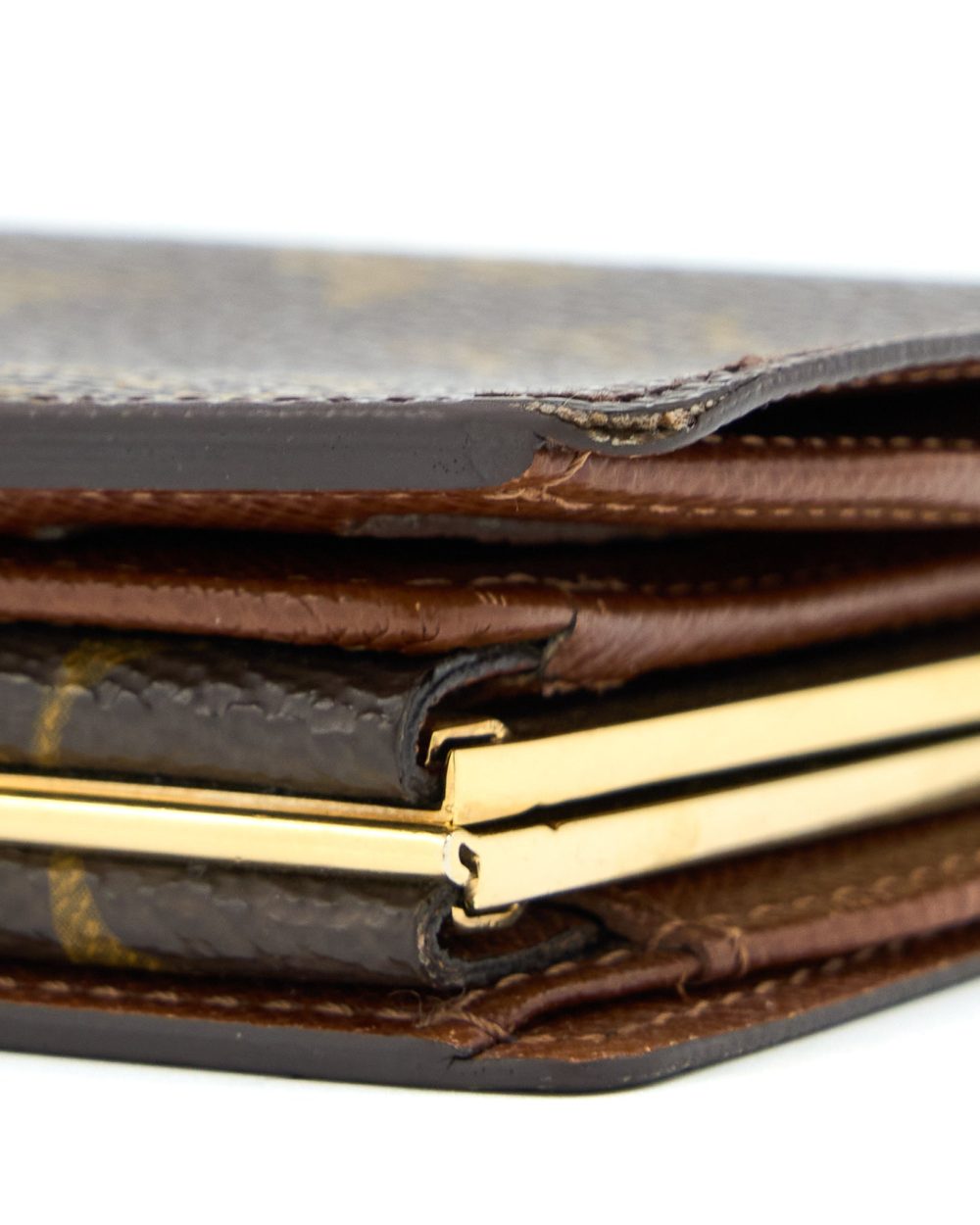 AAA Replica Louis Vuitton LV MONOGRAM PORUTOMONE BIEVUJENOWA BI-FOLD WALLET GHW
