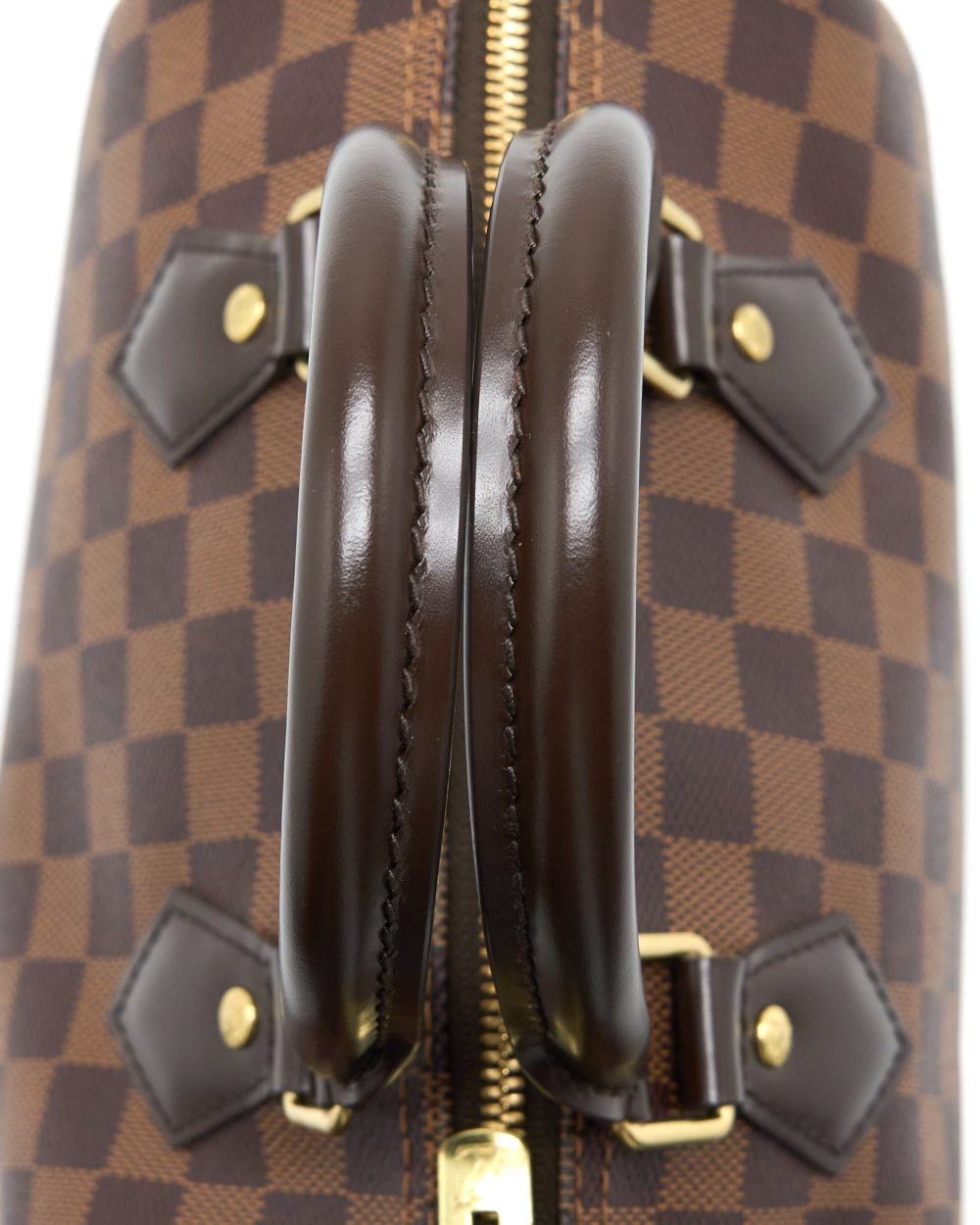 AAA Replica Louis Vuitton LV SPEEDY BANDOULIERE 25 DAMIER EBENE CANVAS GHW