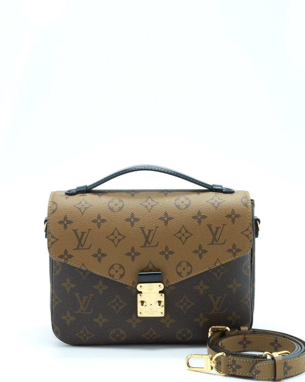 AAA Replica Louis Vuitton LV POCHETTE MÉTIS MONOGRAM REVERSE CANVAS GHW