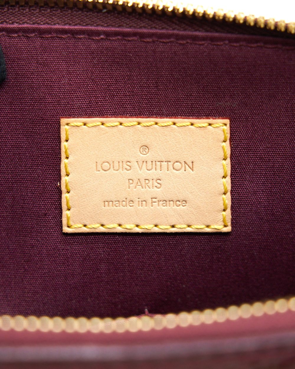 AAA Replica Louis Vuitton LV ALMA PM PATENT LEATHER AMARANTE GHW